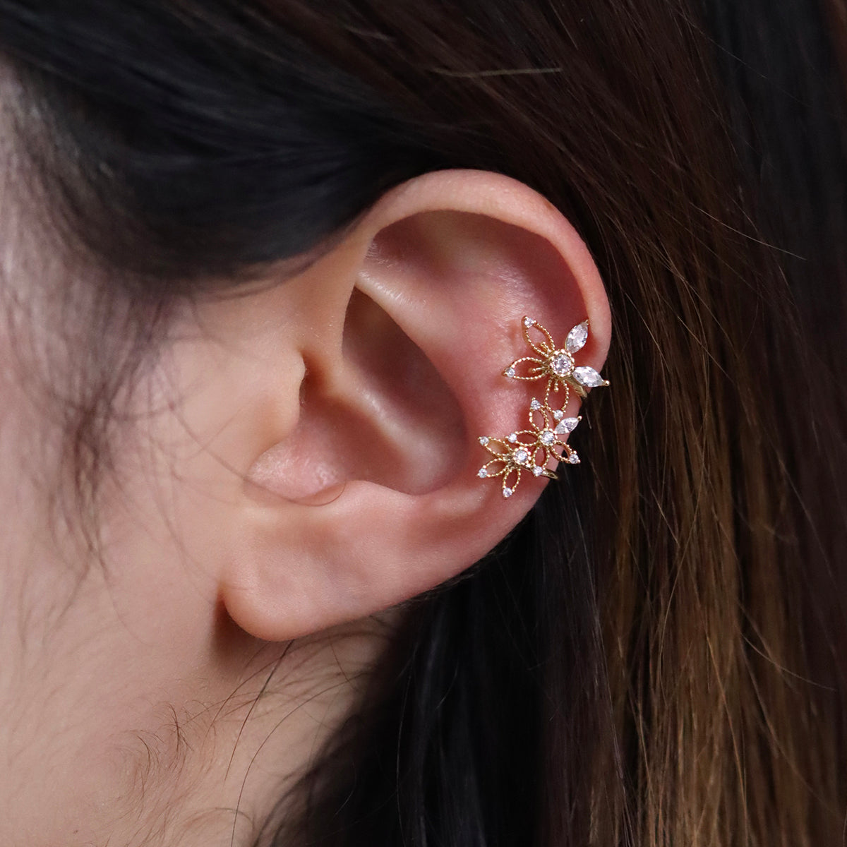Flower Cubic Cluster Cuff-1