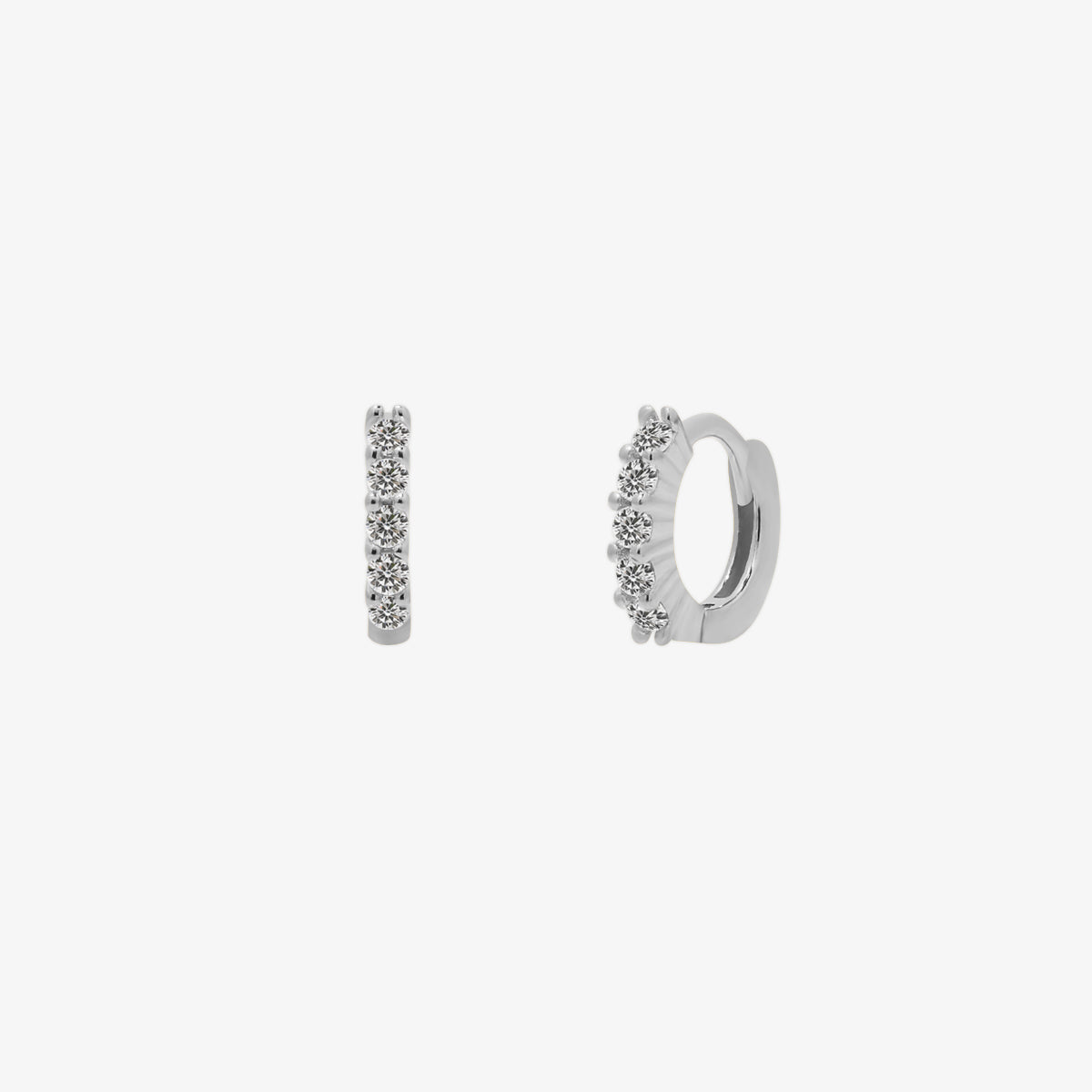 Crown huggie earring-3