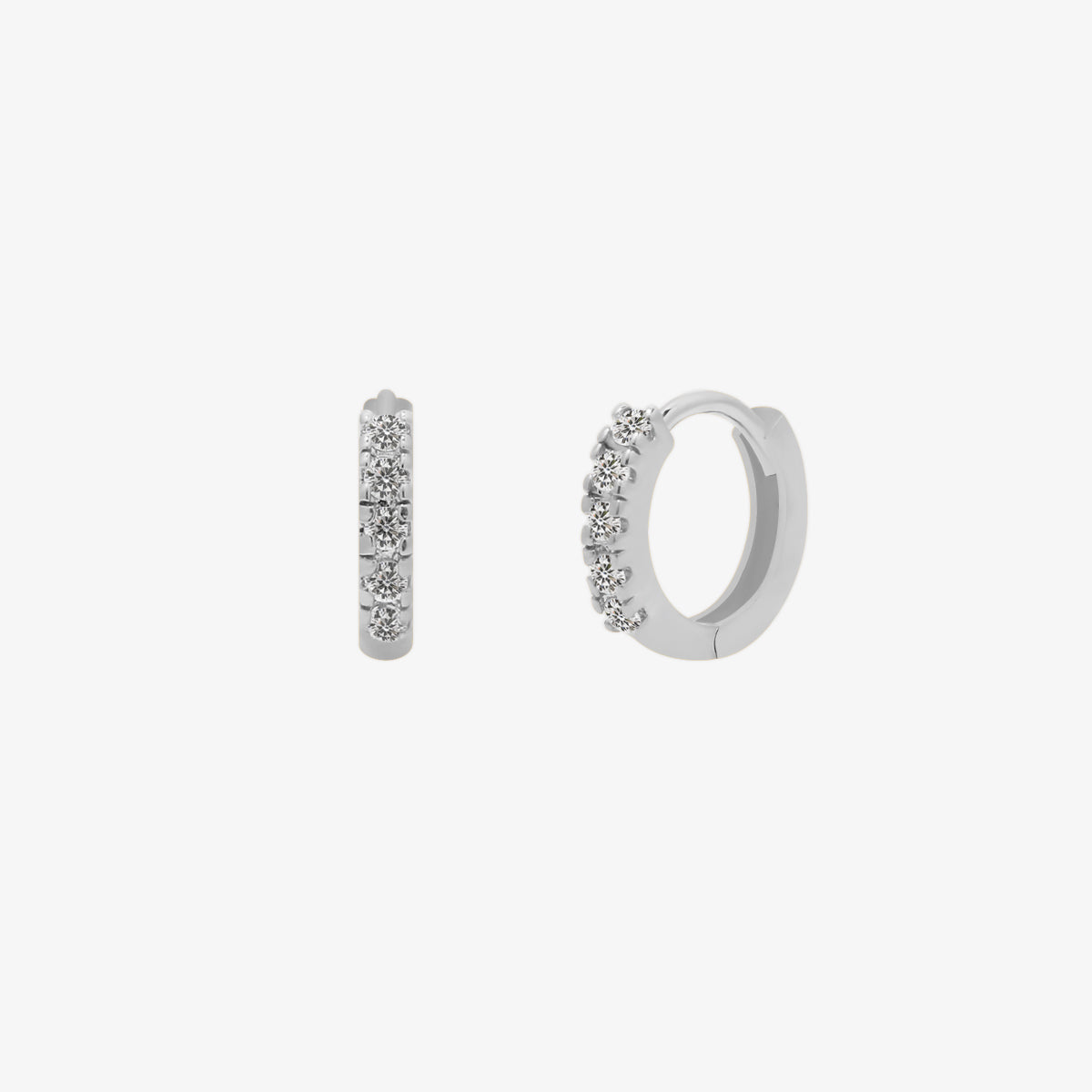 Crystal Huggie Earring-4