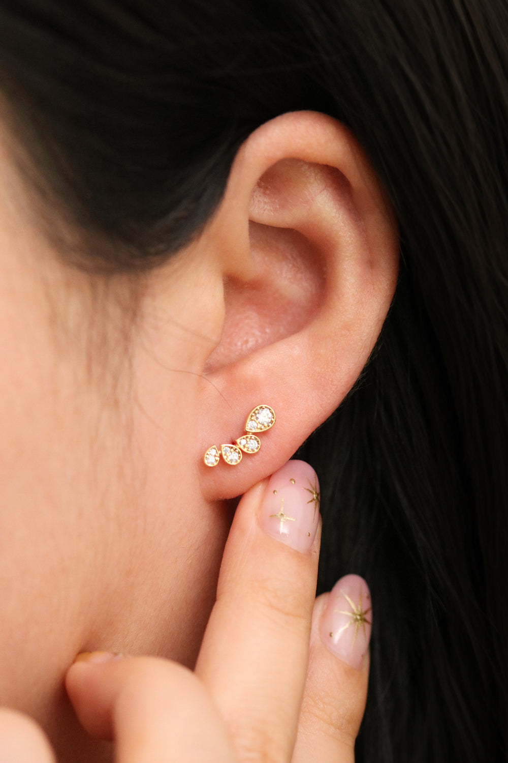 Tear Drop Wing Earrings-2