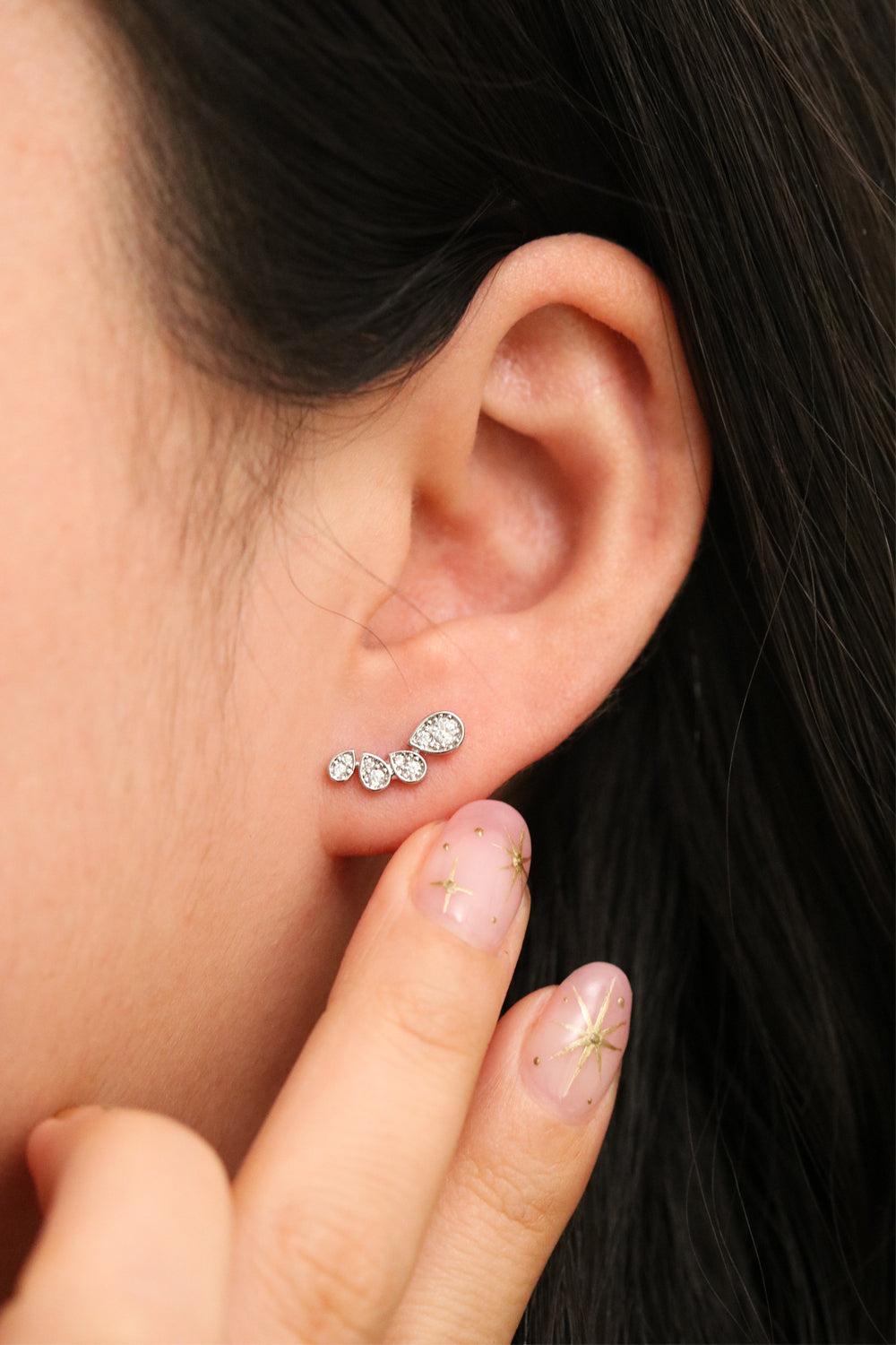 Tear Drop Wing Earrings-3