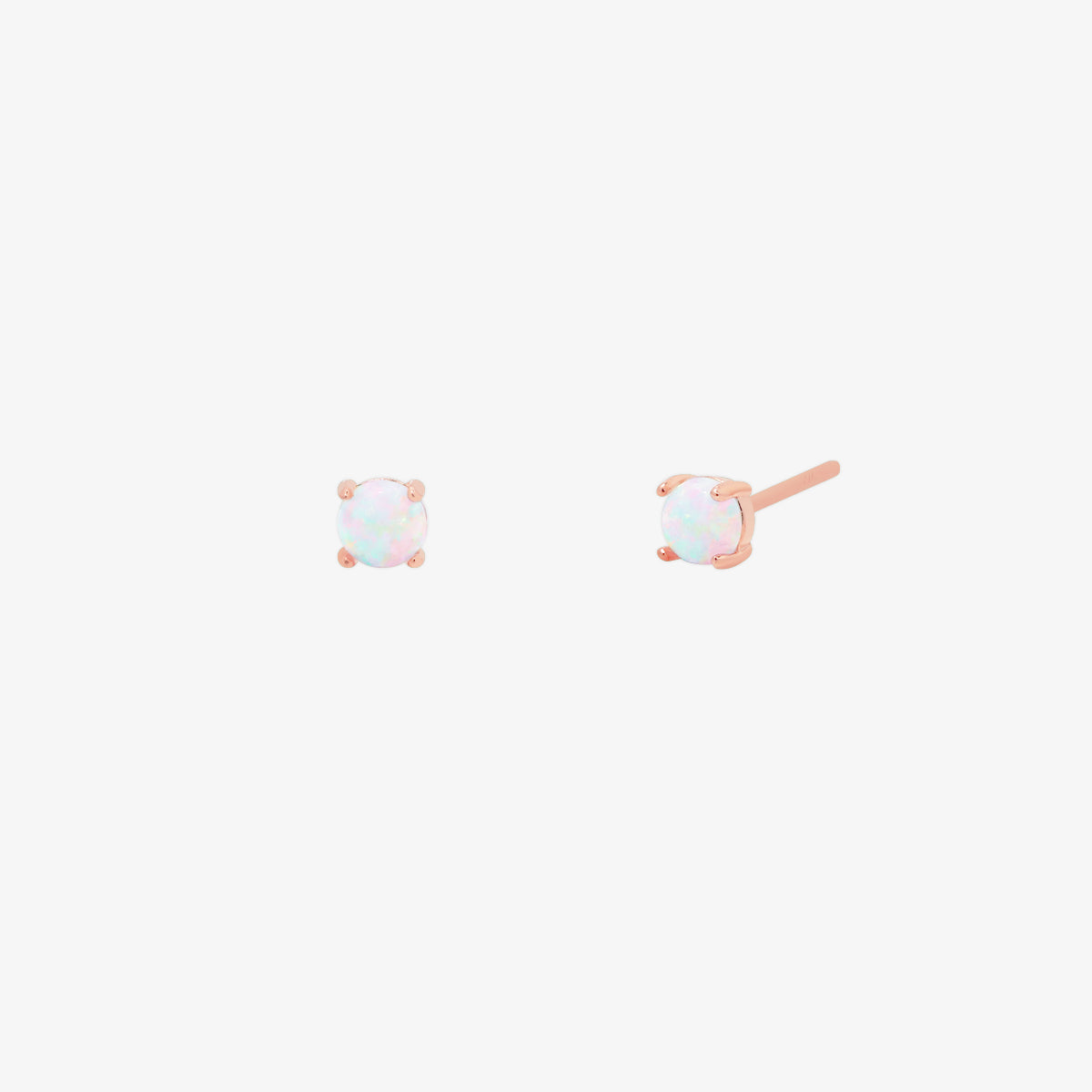 Opal stud earrings-5