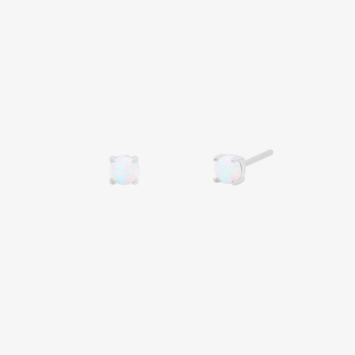 Opal stud earrings-4