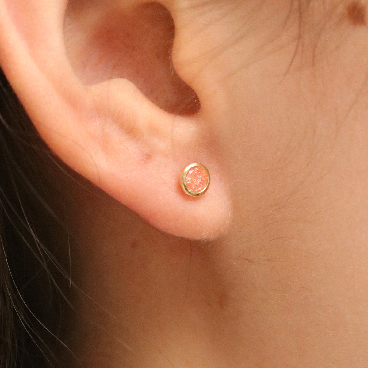 Carnelian studs-2