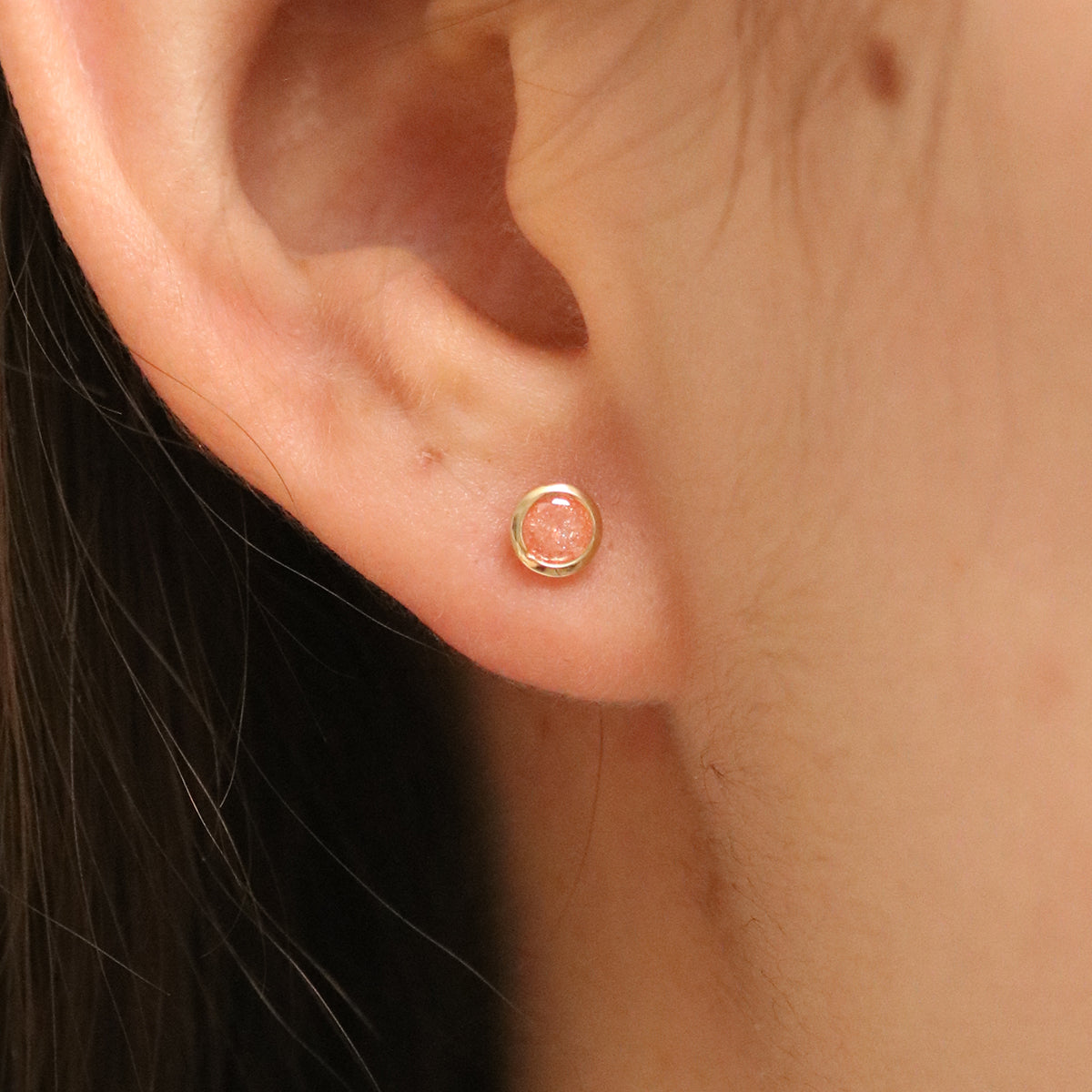 Carnelian studs-1