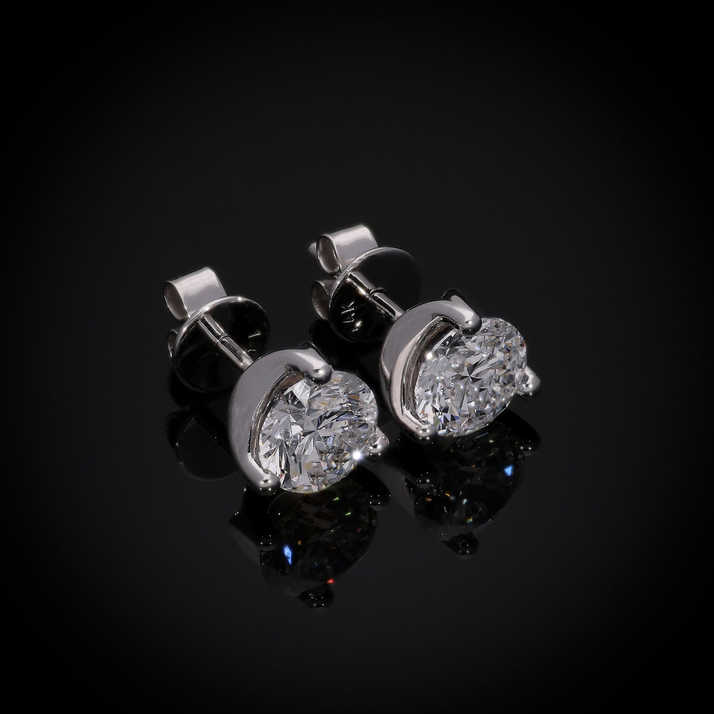 Quarter Stud Earrings-2