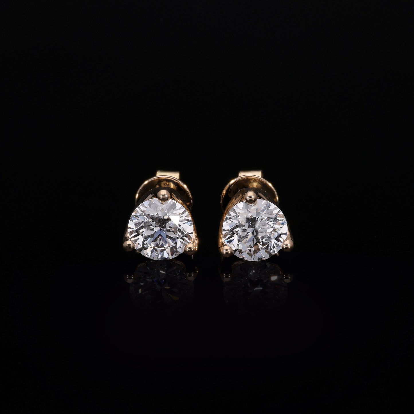 Quarter Stud Earrings-0