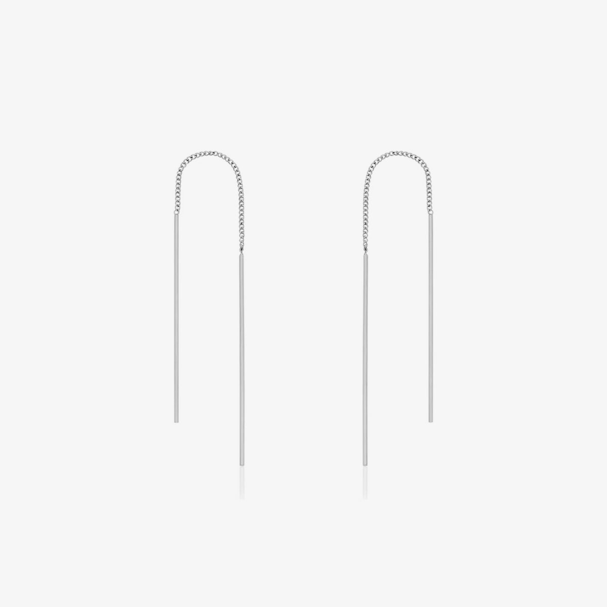 Drop stick long threader earrings-5
