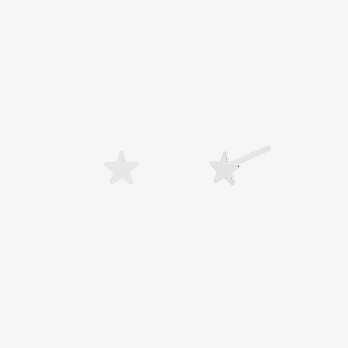 Tiny star stud earrings-5