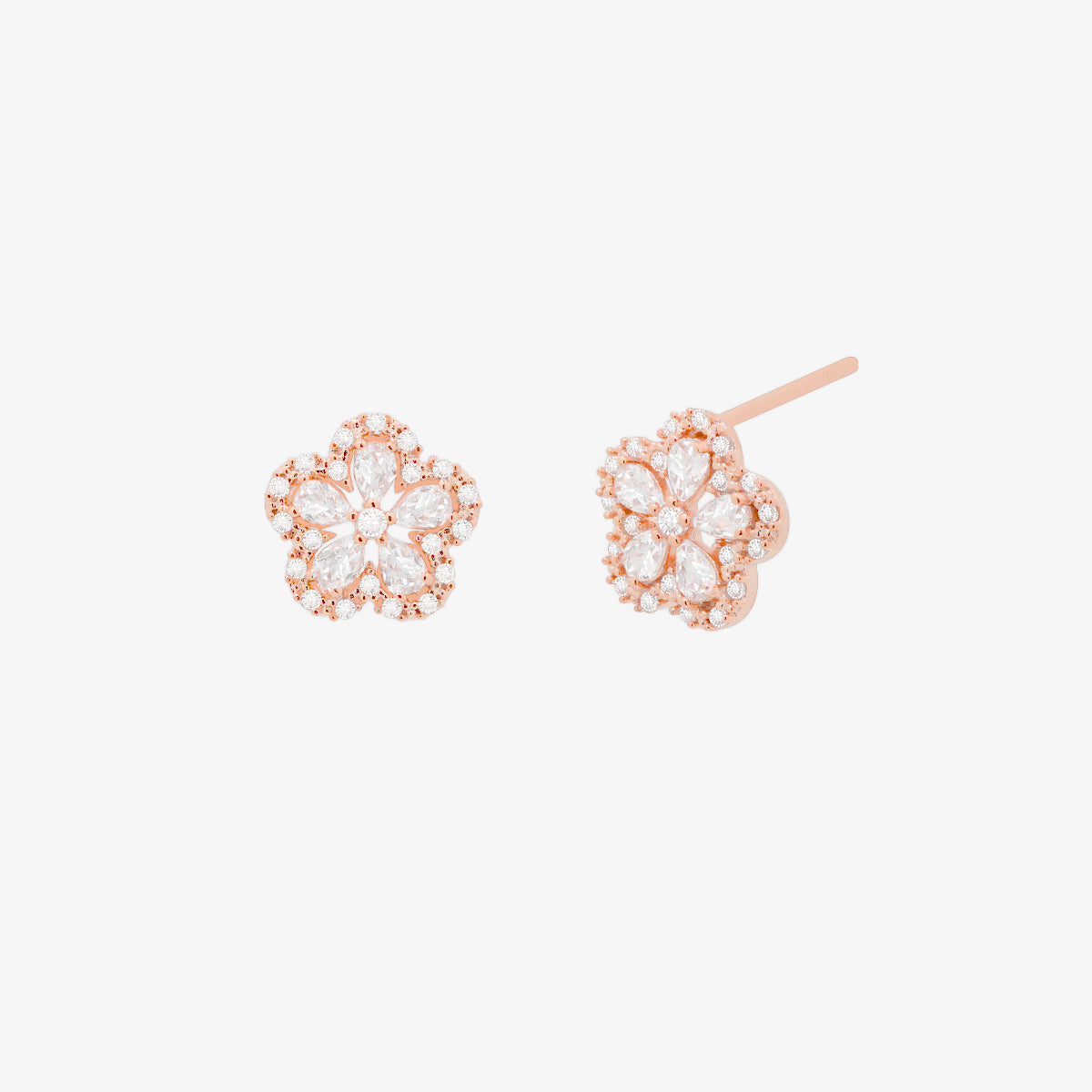 Blossom flower earrings-5
