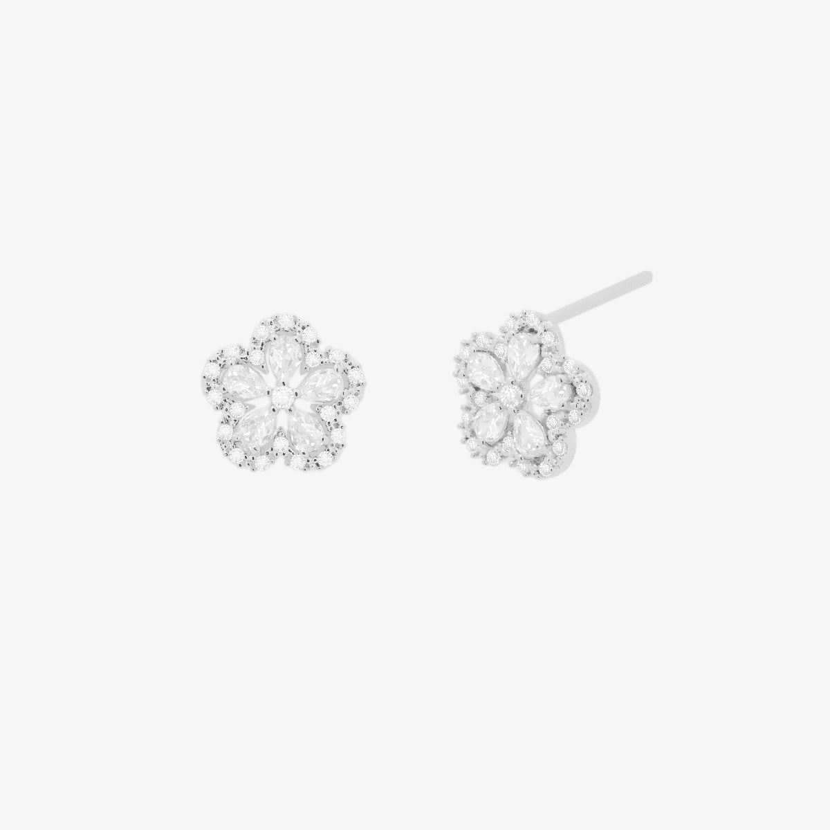 Blossom flower earrings-4