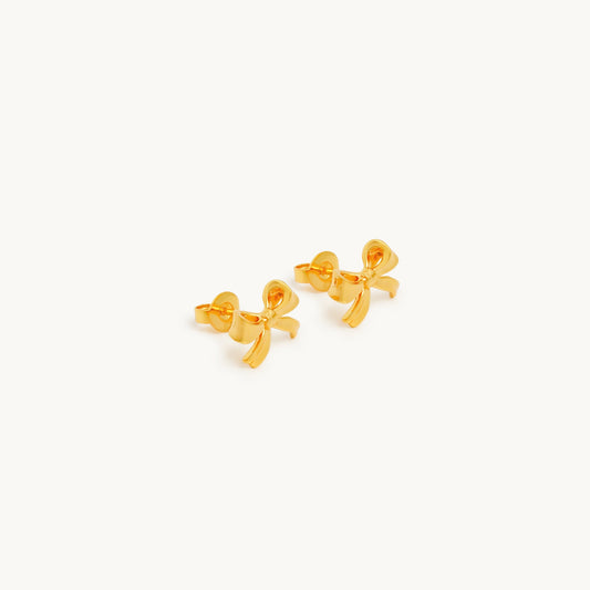 Aine Bow Studs-0
