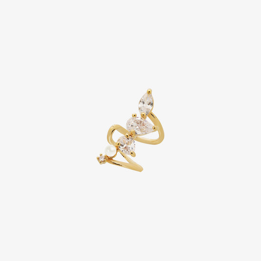 Cubic Teardrop Cuff-0