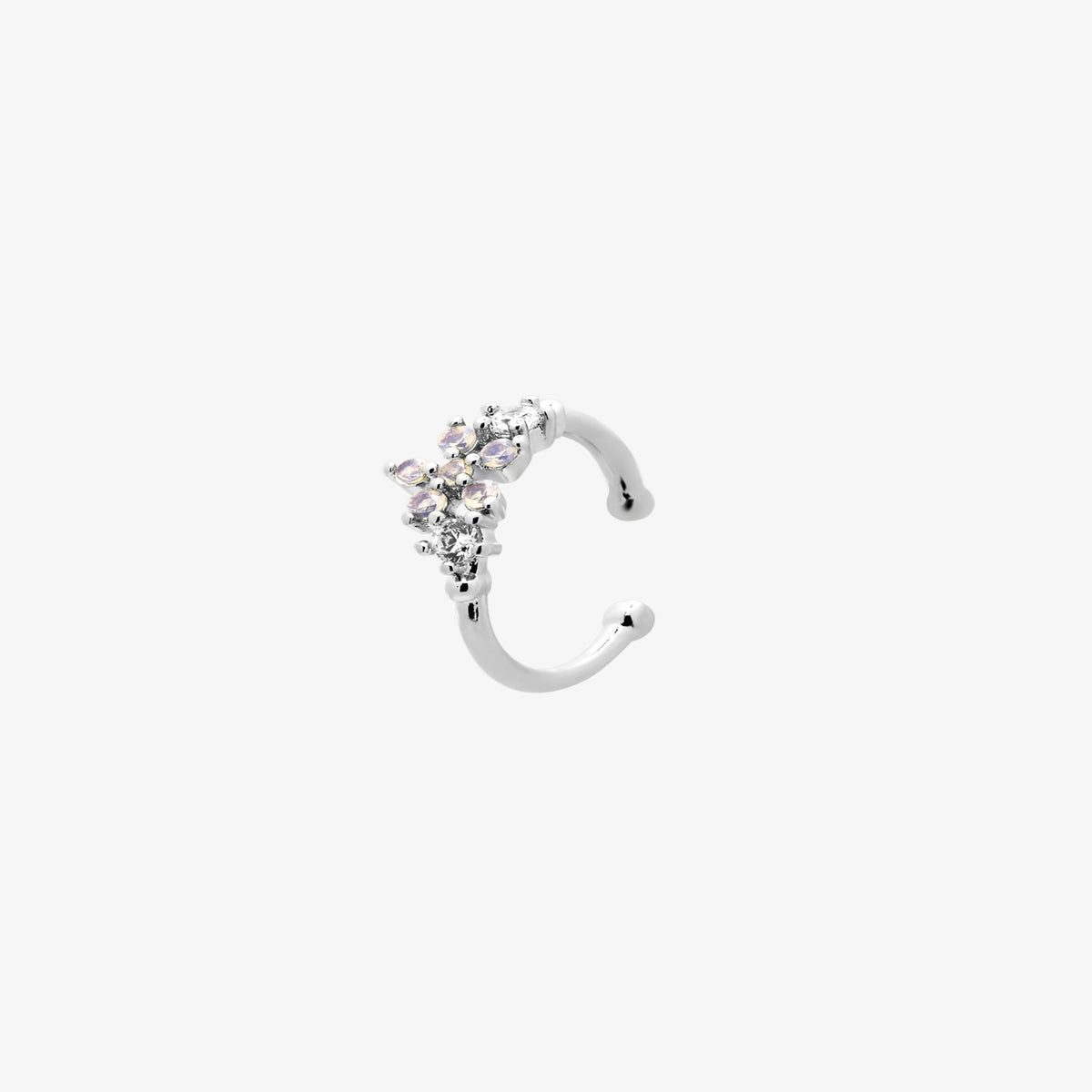 Moonstone Flower Ear Cuff-4
