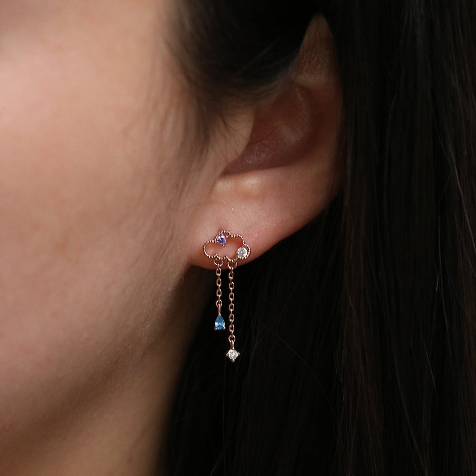 Cloud drop earrings-1
