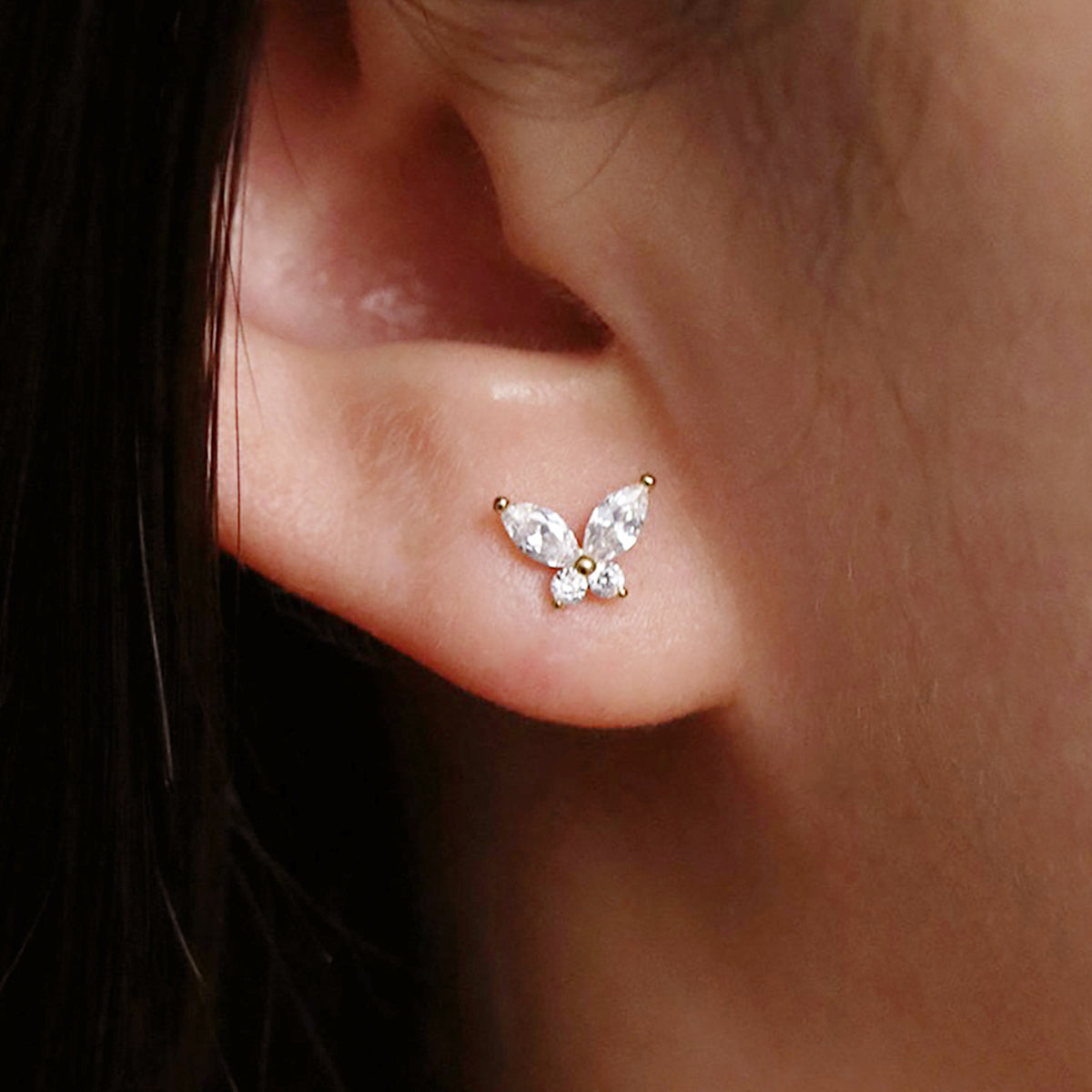 Cubic Butterfly Earrings-1