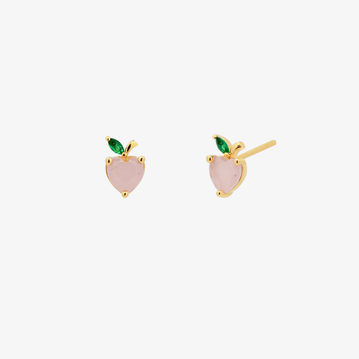 Peach earrings-0