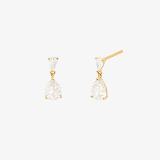 Tear drop dangle earrings-0
