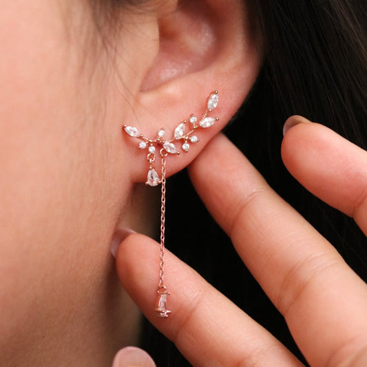 Branch Crawler Drop Earrings-0