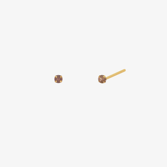 Cognac 3mm studs-0