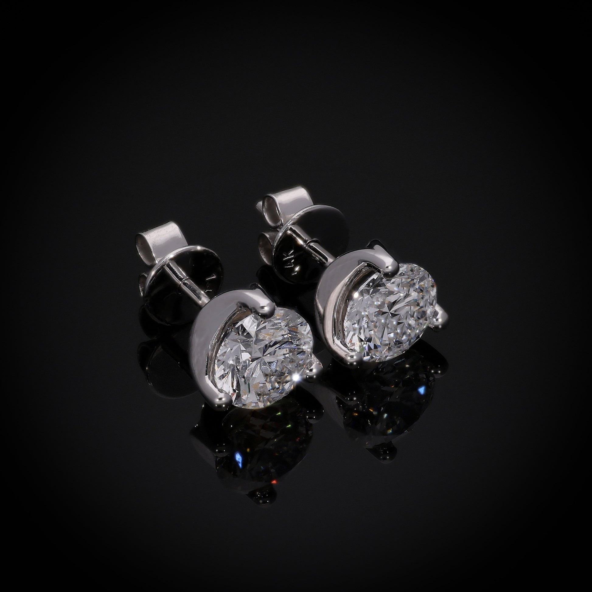Quarter Stud Earrings-2
