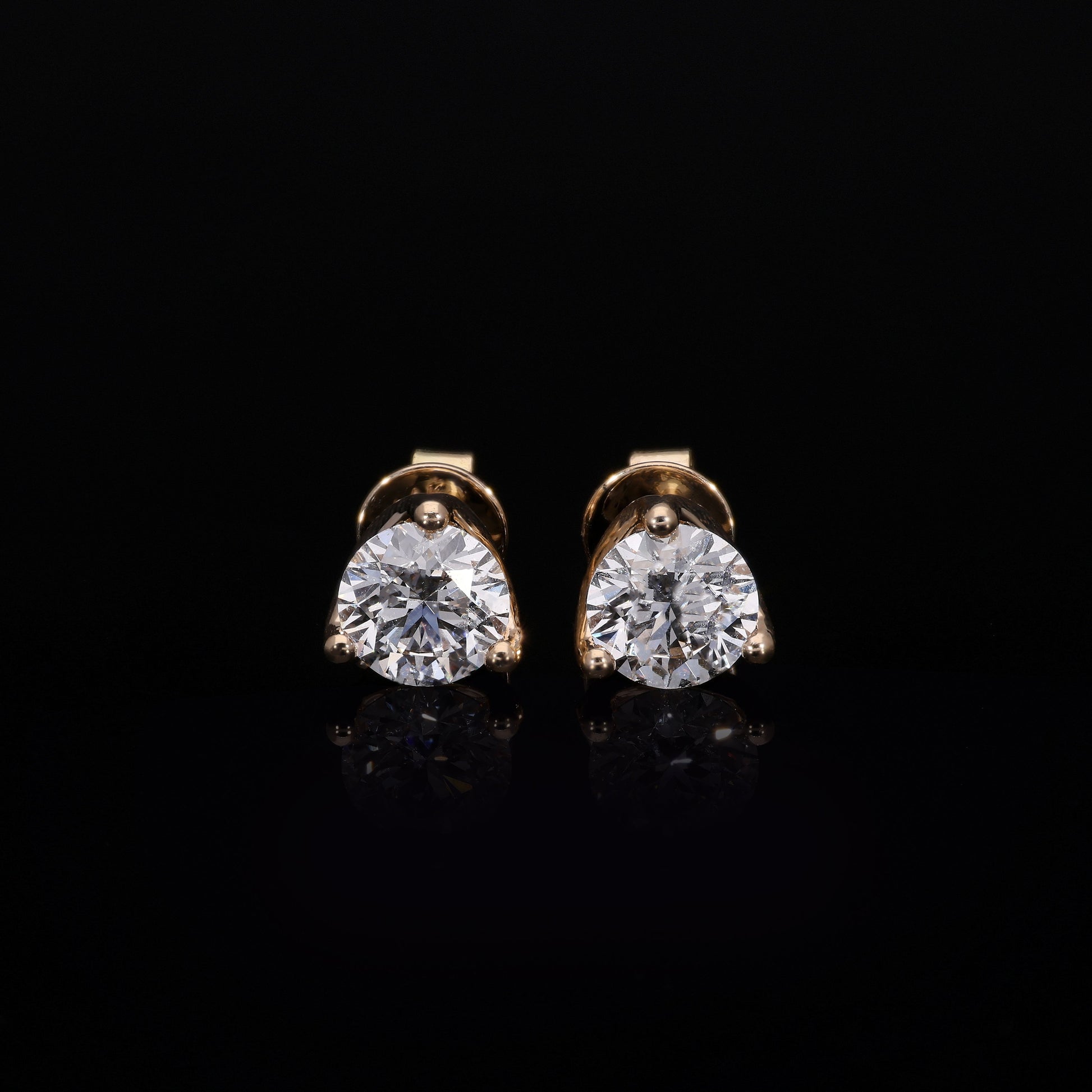 Quarter Stud Earrings-0