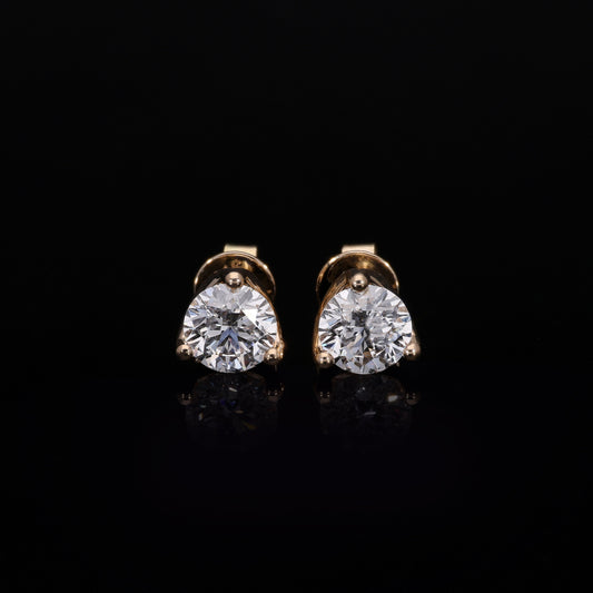 Quarter Stud Earrings-0