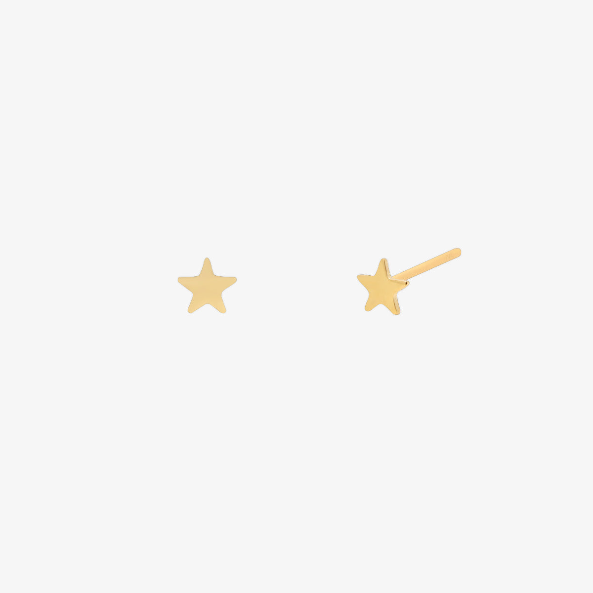 Tiny star stud earrings-0