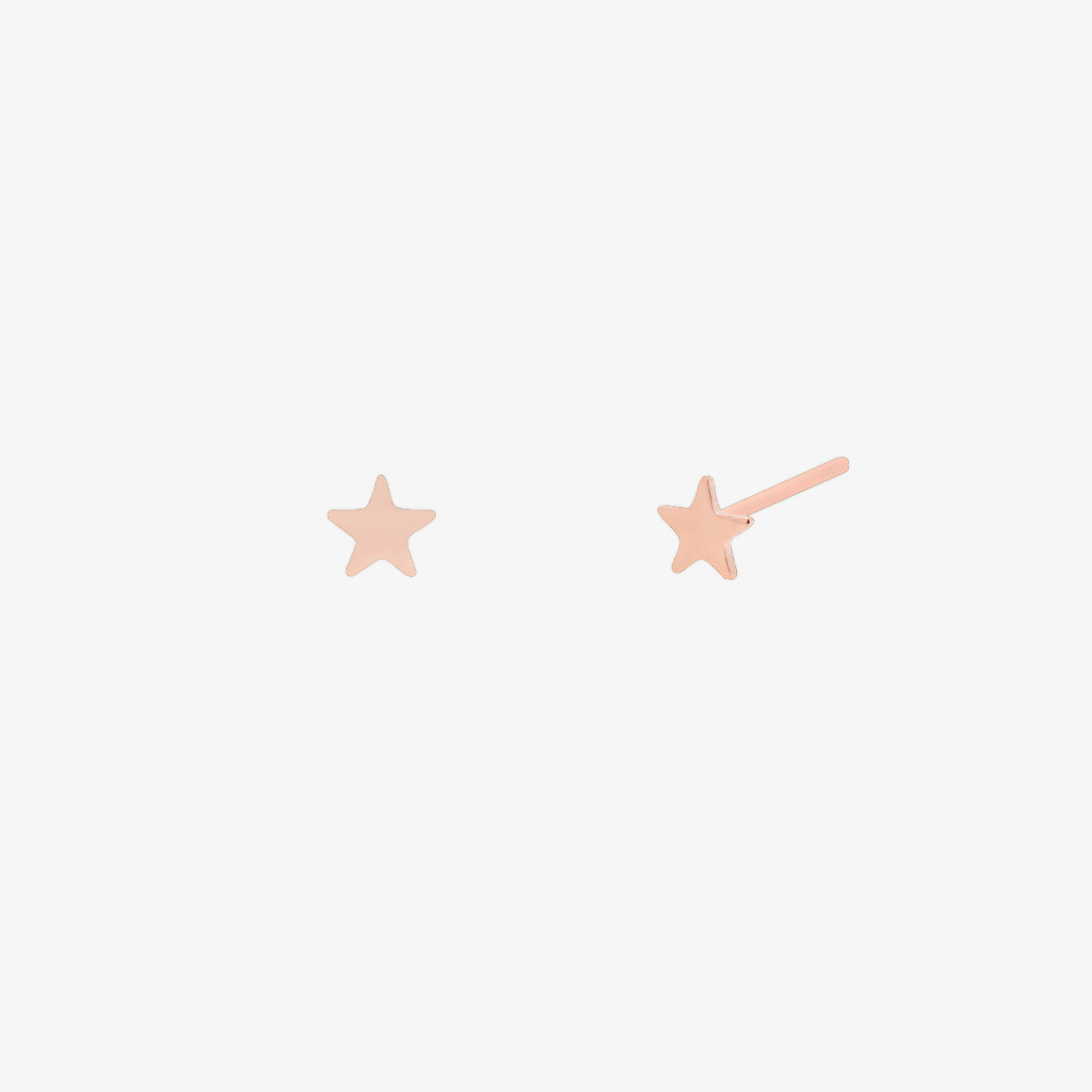 Tiny star stud earrings-6